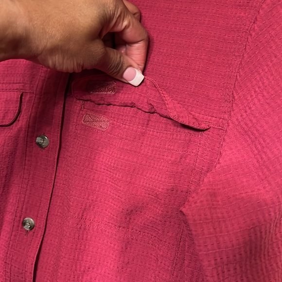 Bundle 2 REI Exofficio Long Sleeve Vented Button Up Shirt Outdoor Travel Sz L - Picture 7 of 12